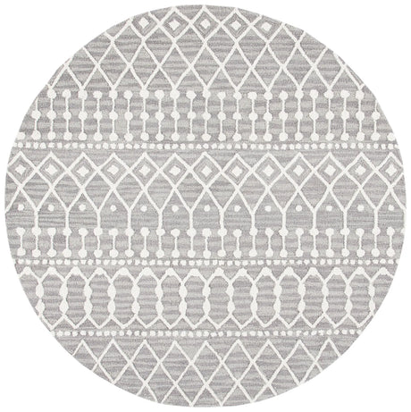 Safavieh Blossom 6'-0" x 6'-0" Rug in Grey / Ivory