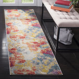 Safavieh Phoenix 100 2'-3" x 8'-0" Rug in Blue / Orange