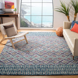 Safavieh Aspen 6'-0" x 9'-0" Rug in Blue / Red