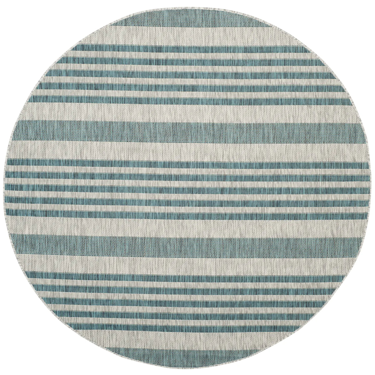 Safavieh Courtyard 6'-7" x 6'-7" Rug in Grey / Blue