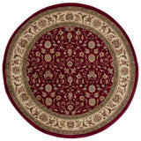 Safavieh Lyndhurst 6'-0" x 6'-0" Rug in Red / Ivory