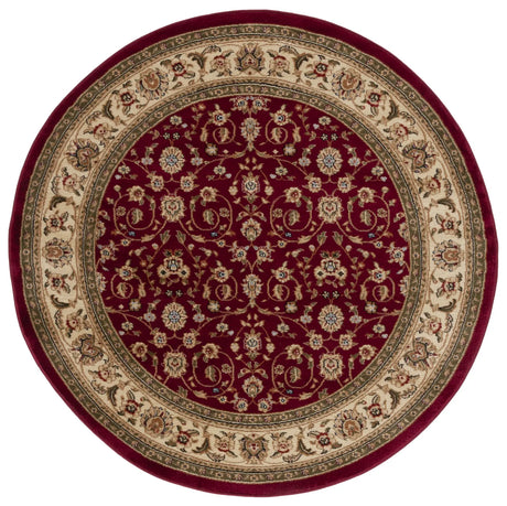 Safavieh Lyndhurst 6'-0" x 6'-0" Rug in Red / Ivory