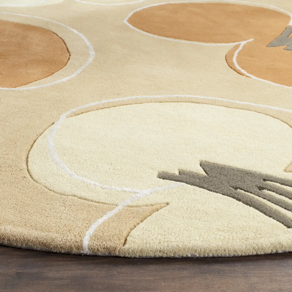 Safavieh Soho 6'-0" x 6'-0" Rug in Gold
