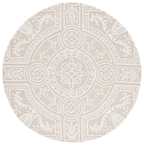 Safavieh Blossom 6'-0" x 6'-0" Rug in Light Grey / Ivory