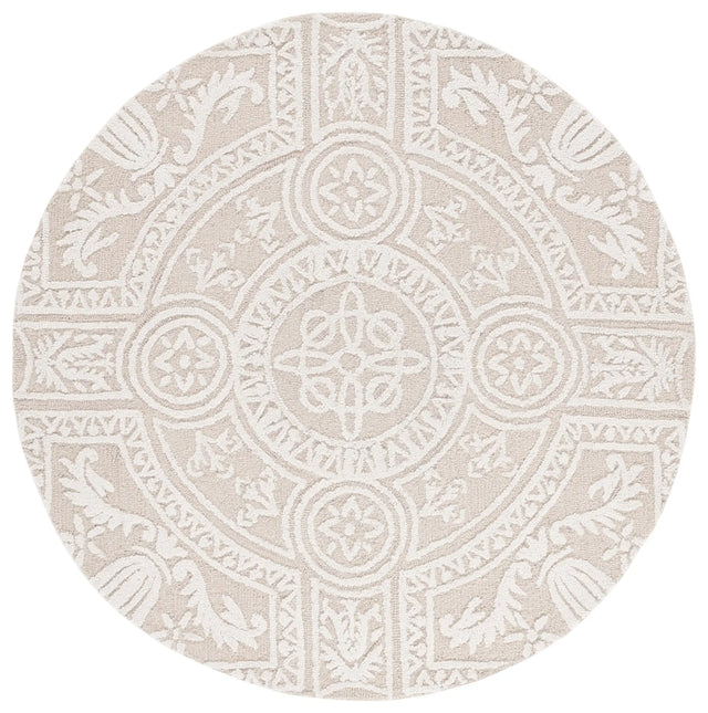 Safavieh Blossom 6'-0" x 6'-0" Rug in Light Grey / Ivory