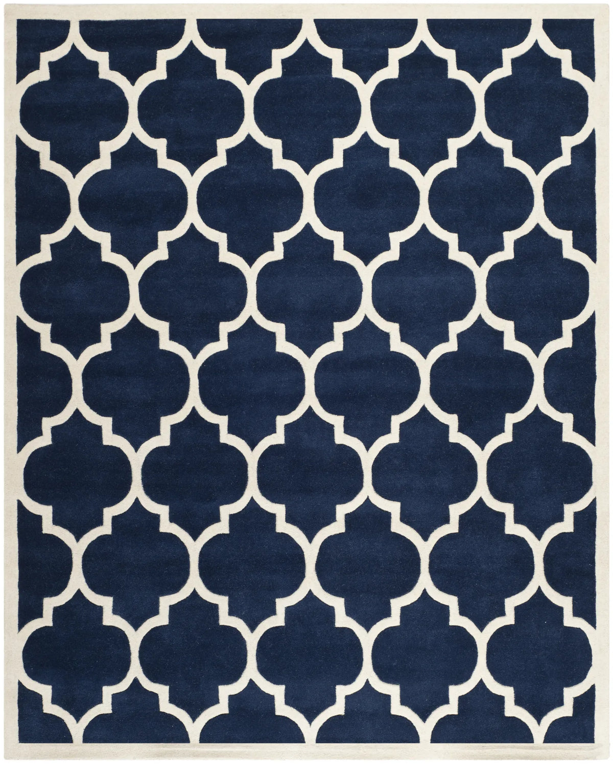 Safavieh Chatham 10'-0" x 14'-0" Rug in Dark Blue / Ivory
