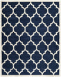 Safavieh Chatham 10'-0" x 14'-0" Rug in Dark Blue / Ivory