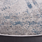 Safavieh Vogue 6'-7" x 6'-7" Rug in Grey / Blue