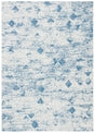 Safavieh Courtyard 4'-5" x 6'-5" Rug in Grey / Navy
