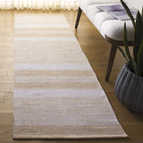 Safavieh Striped Kilim 2'-3" x 8'-0" Rug in Ivory / Gold