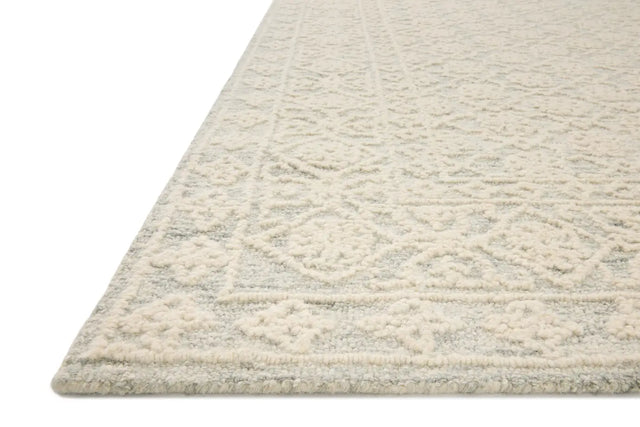 Loloi Cecelia Cec-01 Mist/Ivory Rug - rug corner