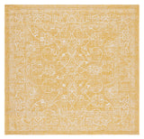 Safavieh Courtyard 6'-7" x 6'-7" Rug in Gold / Ivory