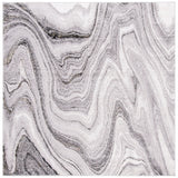 Safavieh Amelia 6'-7" x 6'-7" Rug in Grey / Gold