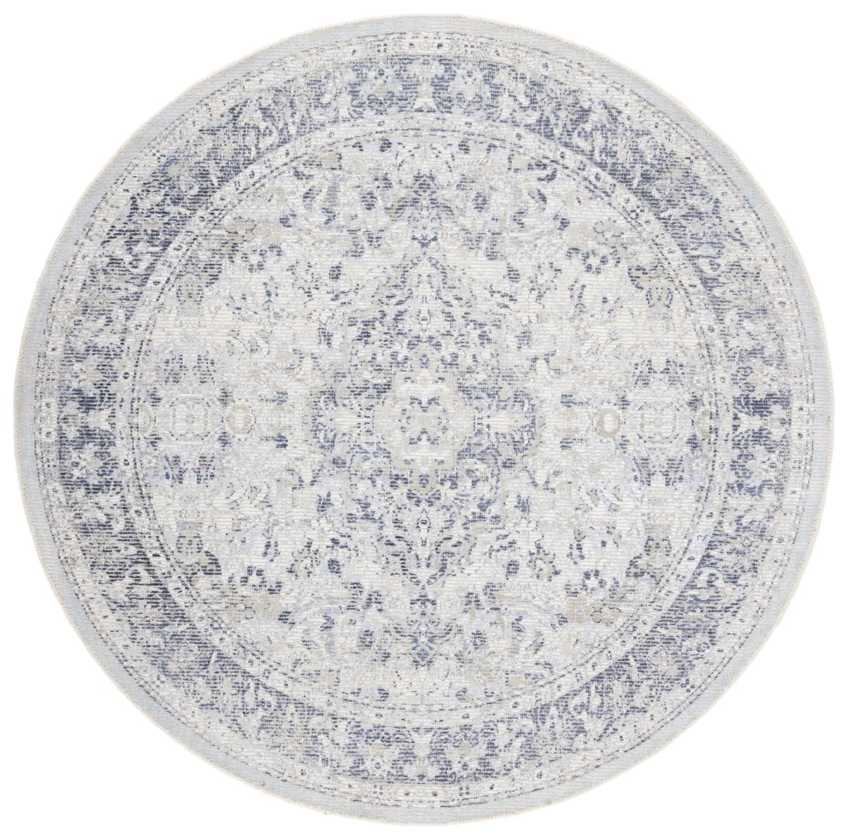 Safavieh Restoration Vintage 6'-0" x 6'-0" Rug in Ivory / Blue