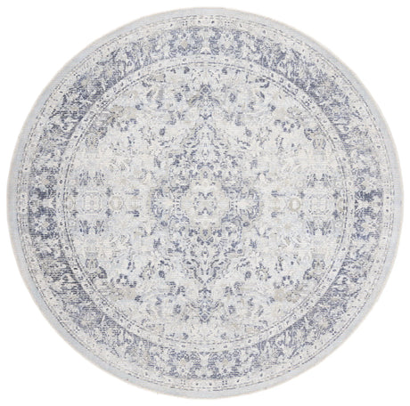 Safavieh Restoration Vintage 6'-0" x 6'-0" Rug in Ivory / Blue