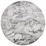 Safavieh Glamour 6'-0" x 6'-0" Rug in Black / Ivory