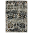 Oriental Weavers Gemini 2060V Charcoal/ Multi Rug - main flat