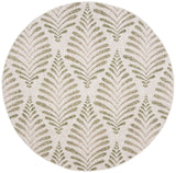 Safavieh Courtyard 6'-7" x 6'-7" Rug in Beige / Green