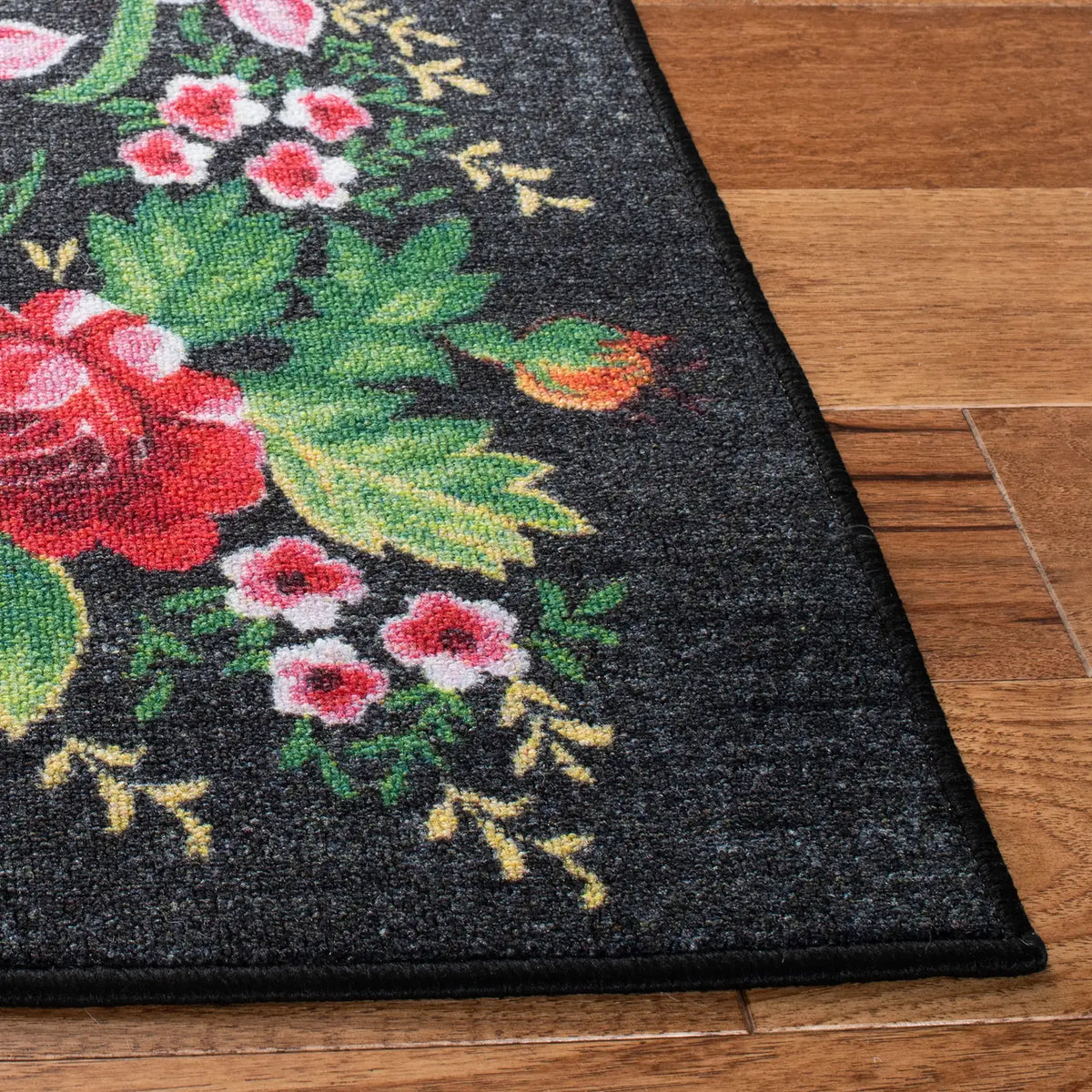 Safavieh Journey 4'-4" x 6'-0" Rug in Charcoal / Green