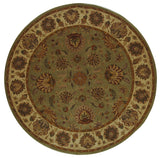 Safavieh Heritage 8'-0" x 8'-0" Rug in Green / Gold
