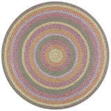 Safavieh Cape Cod 5'-0" x 5'-0" Rug in Green / Pink