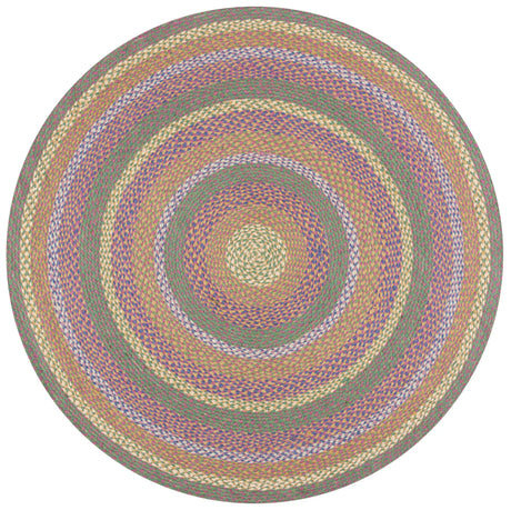 Safavieh Cape Cod 5'-0" x 5'-0" Rug in Green / Pink
