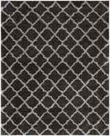 Safavieh Indie Shag 6'-7" x 9'-2" Rug in Dark Grey / Grey