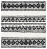 Safavieh Natura 6'-0" x 6'-0" Rug in Black / Ivory