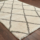 Oriental Weavers Henderson 090W9 Ivory/ Grey Rug - angle detail