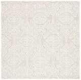 Safavieh Blossom 6'-0" x 6'-0" Rug in Silver / Ivory