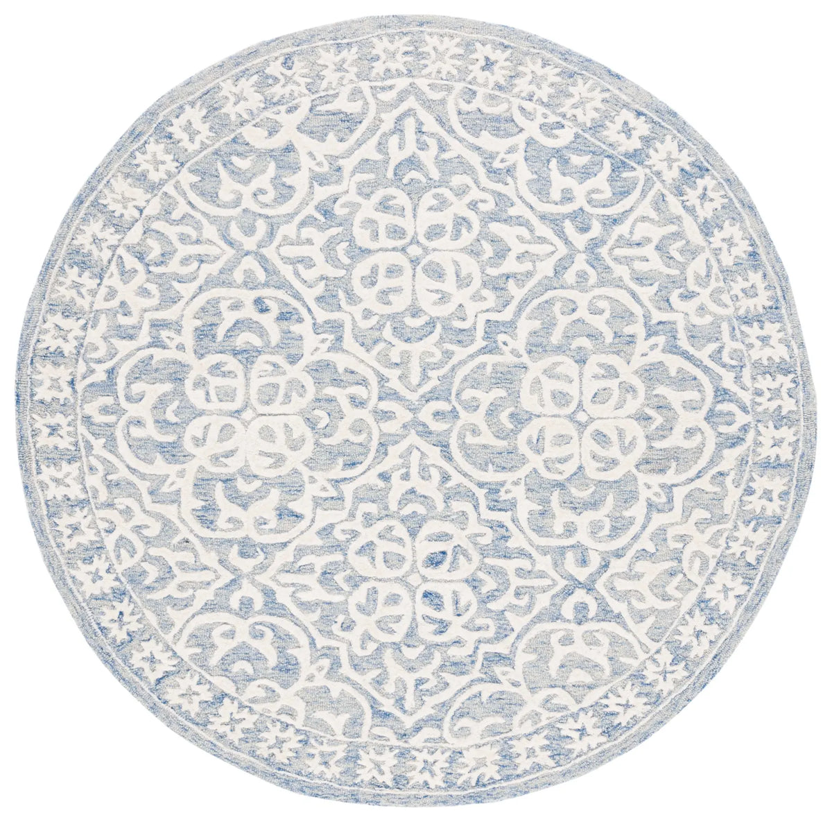 Safavieh Metro 6'-0" x 6'-0" Rug in Blue / Ivory