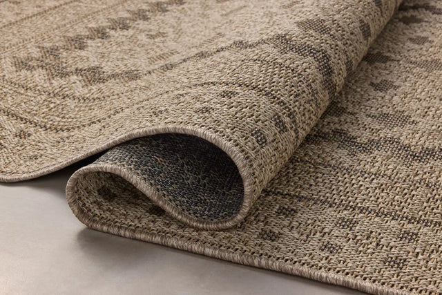 Chris Loves Julia x Loloi Providence PRC-06 Charcoal / Dove Rug - pile height