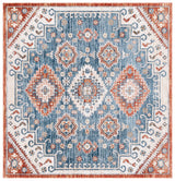 Safavieh Olympia 6'-0" x 6'-0" Rug in Blue / Ivory