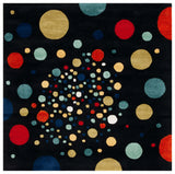Safavieh Soho 6'-0" x 6'-0" Rug in Black / Multi