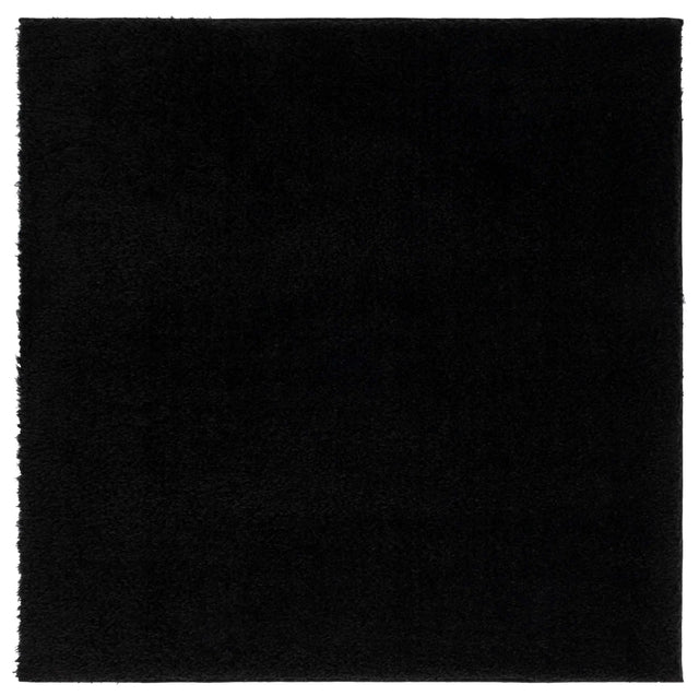 Safavieh Lindsay Shag 6'-7" x 6'-7" Rug in Black