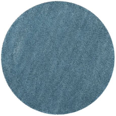 Safavieh Shag 4'-0" x 4'-0" Rug in Turquoise