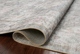 Loloi Heidi Hei-02 Dove/Blush Rugs - pile height