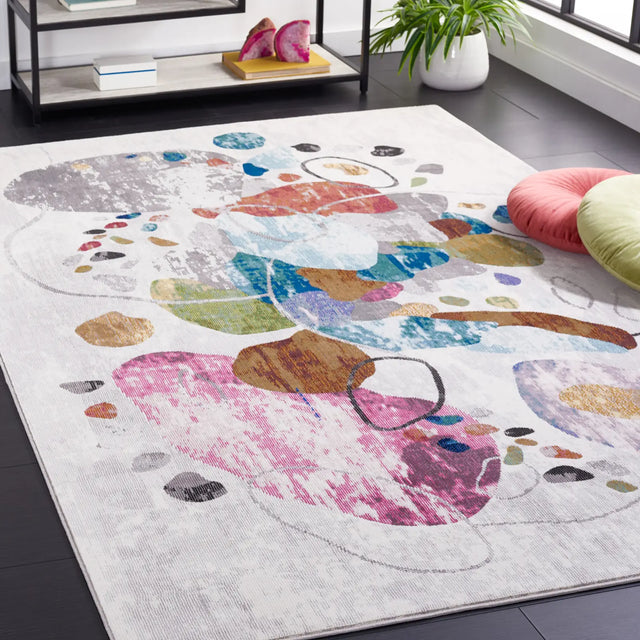 Safavieh Art Studio 4'-0" x 6'-0" Rug in Ivory / Blue