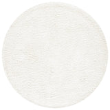 Safavieh August Shag 5'-0" x 5'-0" Rug in Ivory