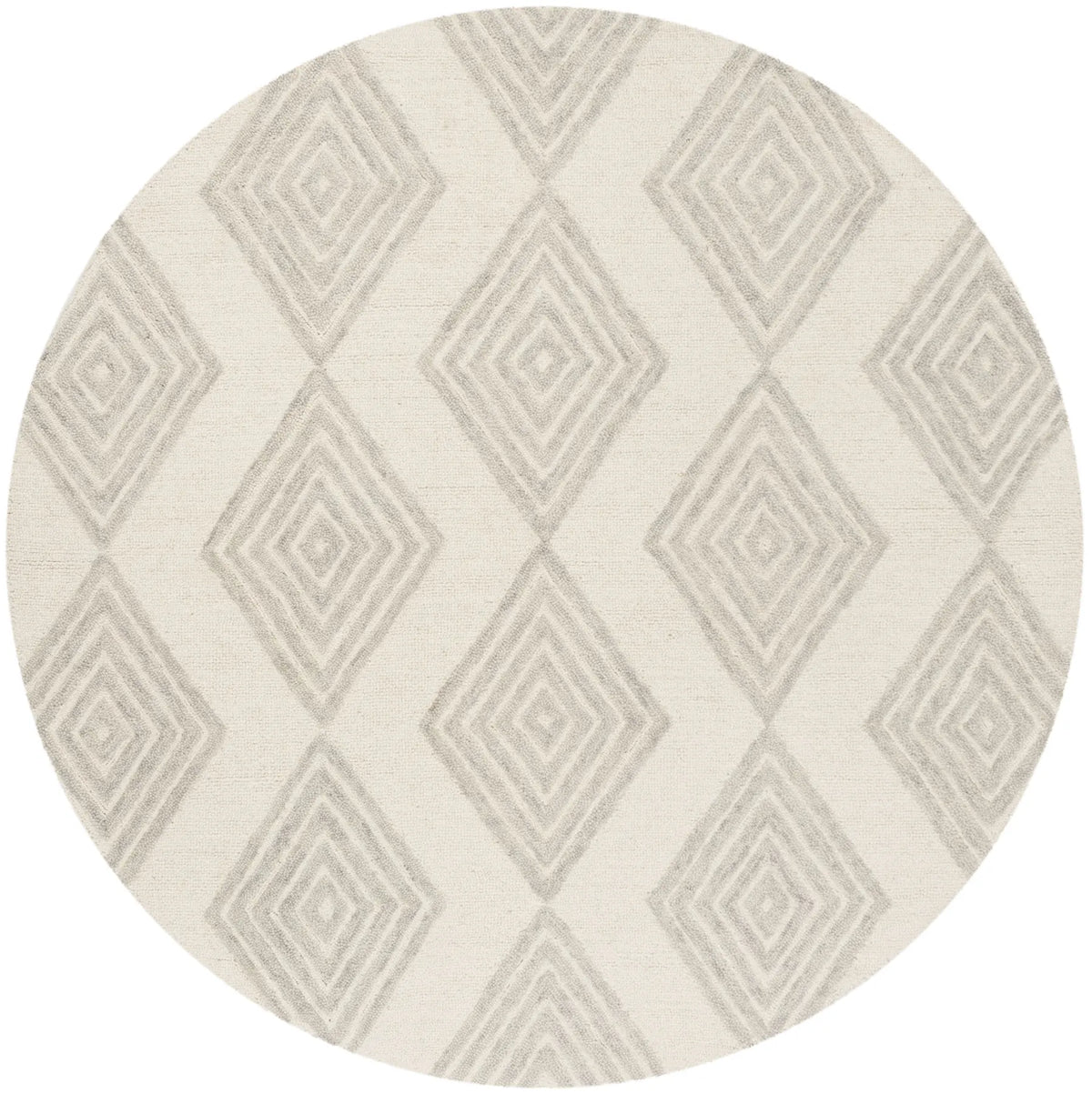 Safavieh Blossom 6'-0" x 6'-0" Rug in Ivory / Silver