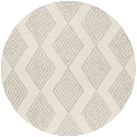 Safavieh Blossom 6'-0" x 6'-0" Rug in Ivory / Silver