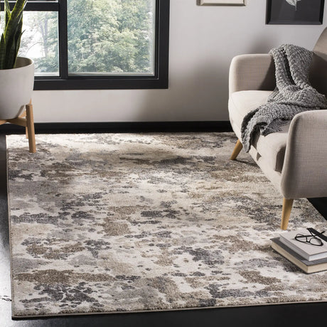 Safavieh Spirit 100 4'-0" x 6'-0" Rug in Taupe / Ivory