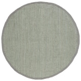 Safavieh Natural Fiber 5'-0" x 5'-0" Rug in Green / Grey
