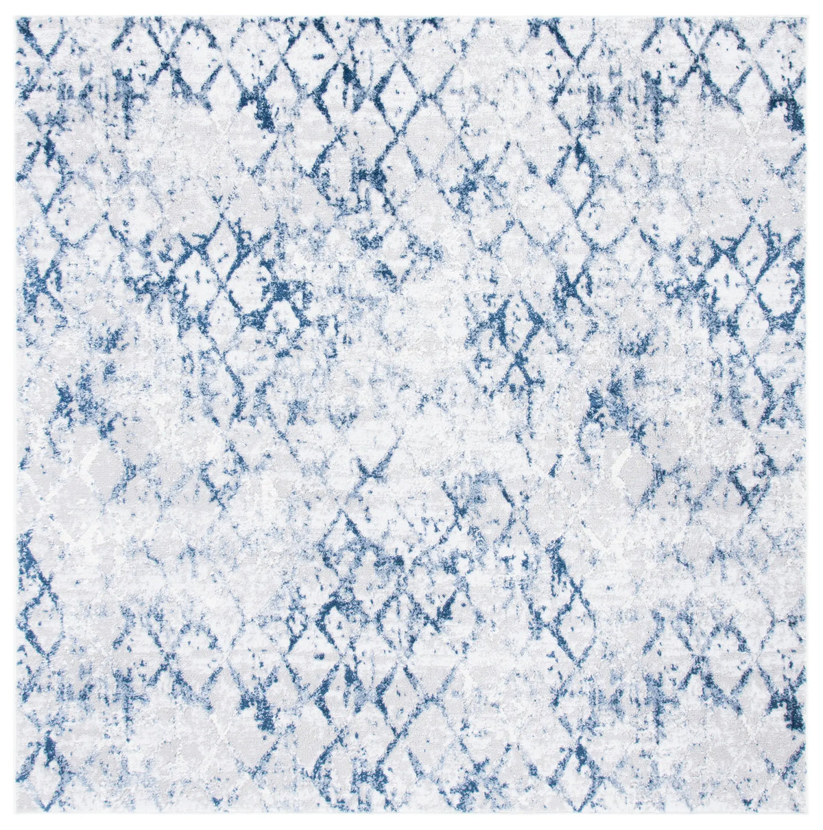 Safavieh Amelia 700 6'-7" x 6'-7" Rug in Grey / Navy