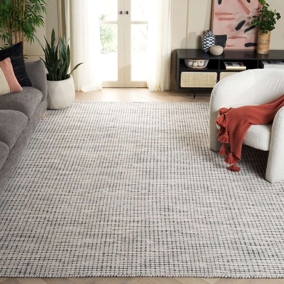 Safavieh Vermont 6'-0" x 9'-0" Rug in Grey / Ivory