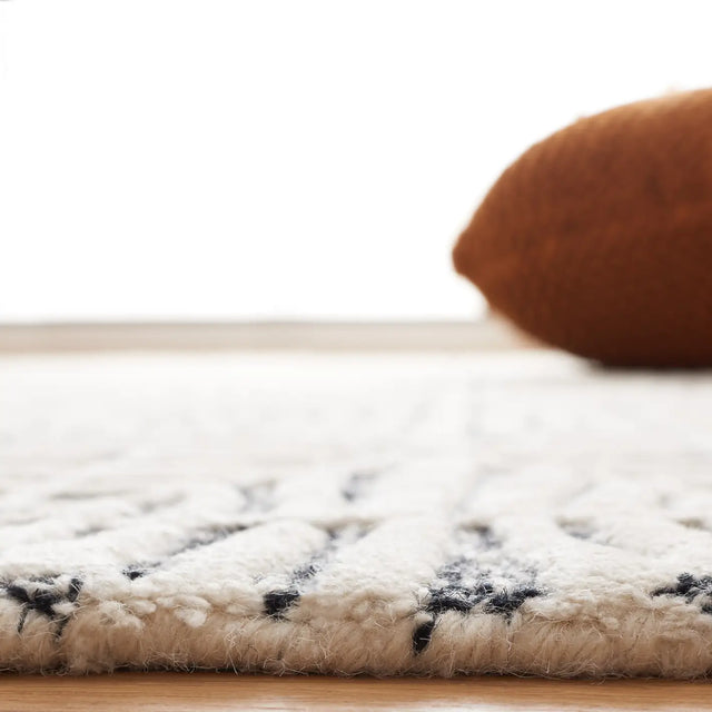 Safavieh Ebony 4'-0" x 6'-0" Rug in Black / Ivory