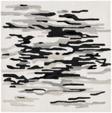Safavieh Rodeo Drive 6'-0" x 6'-0" Rug in Ivory / Black