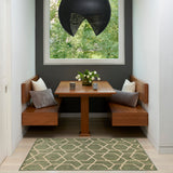 Nourison Horizon Indoor/Outdoor HOZ01 Green Contemporary Area Rugs