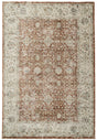 Dynamic Rugs Luminous 17603 Power Loomed Traditional Rust/Cream Rug - Rectangular