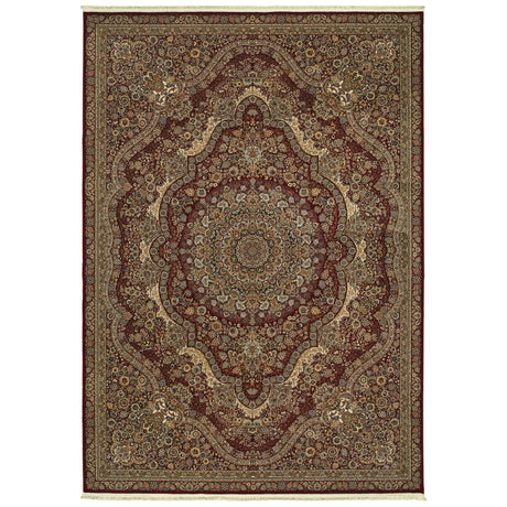 Oriental Weavers Sphinx Masterpiece 8022R Red / Gold Rugs - main flat